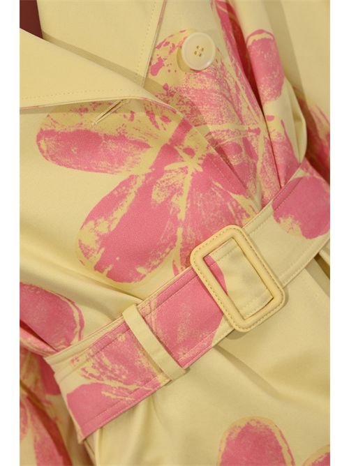 Trench midi WKSRADIOSO in gabardina antigoccia fantasia WEEKEND MAX MARA | 2615021036600001